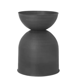 Pot De Fleurs Hourglass Mediuml Metal / Metal - O 41 X H 59 Cm - Ferm Living
