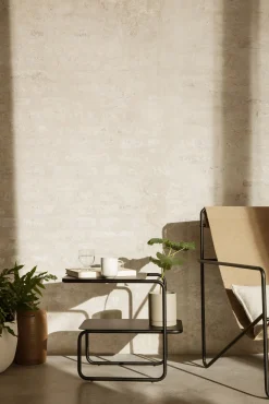 Pot De Fleurs Sekki Large Ceramique Beige / O 15,7 X H 17,7 Cm - Gres - Ferm Living