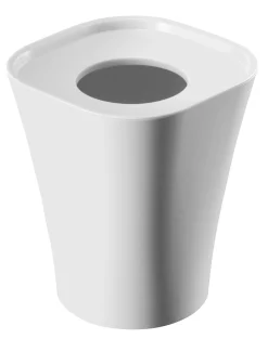 Poubelle Trash Plastique Blanc H 36 Cm - Magis