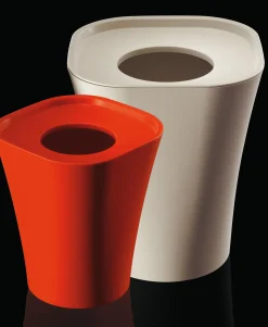Poubelle Trash Plastique Blanc H 36 Cm - Magis