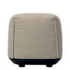 Pouf Brioni Outdoor Tissu Beige / Small - 51 X 51 Cm - Kristalia