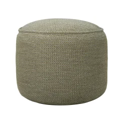 Pouf Donut Outdoor Tissu Marron Gris / O 50 Cm - Ethnicraft