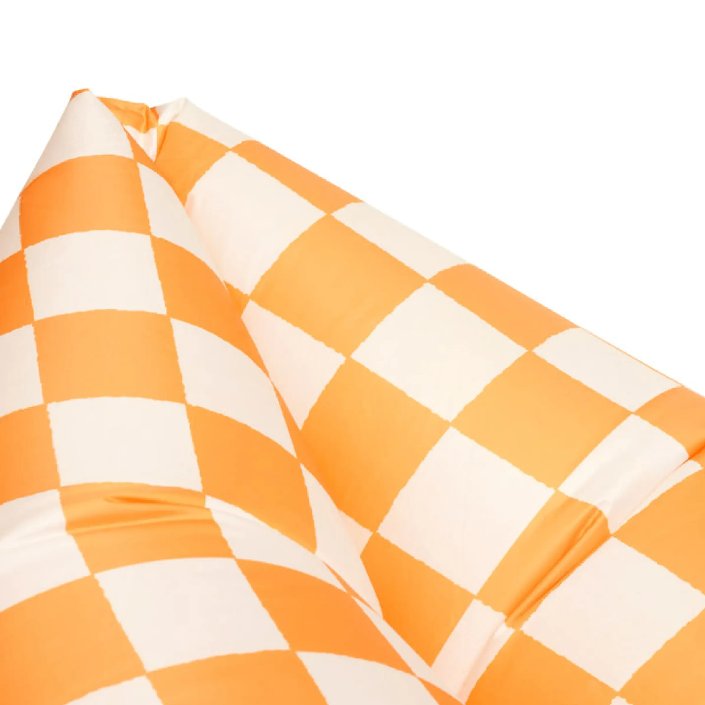Pouf Gonflable Lamzac 3.0 Tissu Orange / L 200 Cm - Polyester - Fatboy