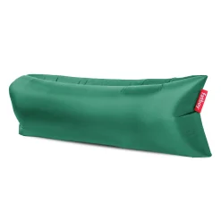 Pouf Gonflable Lamzac 3.0 Tissu Vert / L 200 Cm - Polyester - Fatboy