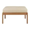 Pouf Jack Outdoor Tissu Bois Beige / Teck  - 71 X 54 Cm - Ethnicraft