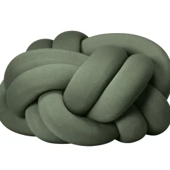 Pouf Knot  Xl Tissu Vert / Fait Main - 60 X 80 Cm - Design House Stockholm