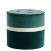 Pouf Leo Small Tissu Vert / O 43 X H 43 Cm - Velours - Maison Sarah Lavoine