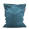 Pouf Original Slim Velvet Tissu Bleu / Velours Recycle - 155 X 120 Cm - Fatboy
