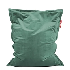 Pouf Original Slim Velvet Tissu Vert / Velours Recycle - 155 X 120 Cm - Fatboy