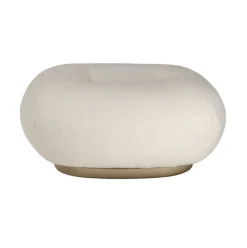 Pouf Pacha Tissu Blanc / Pierre Paulin - Reedition 1975 - Gubi