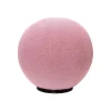 Pouf Palais Royal Tissu Rouge Par Jose Levy / O 65 Cm - Exclusivite Made In Design - Lelievre Paris