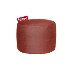 Pouf Point Stonewashed Tissu Marron / Coton - O 50 Cm - Fatboy