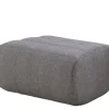 Pouf Saparella Tissu Gris (1965) / Tissu - 78 X 52 Cm - Cinna