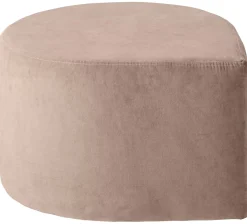 Pouf Stilla Tissu Rose / Velours - Aytm