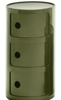 Rangement Componibili Plastique/ 3 Tiroirs - H 58 Cm - Kartell