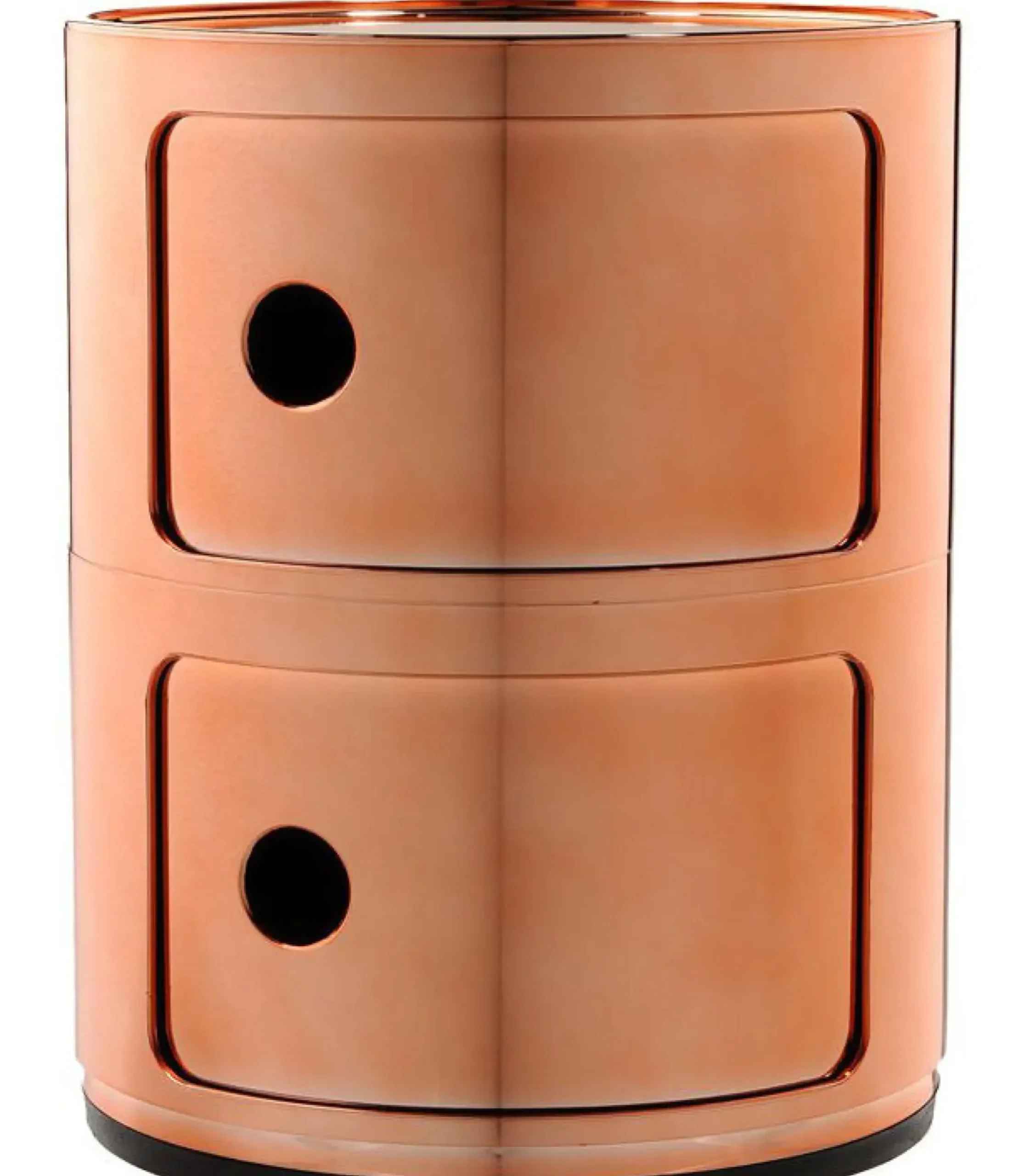 Rangement Componibili Plastique/ 2 Tiroirs - Metallise - Kartell