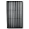 Rangement Mural Haze Metal Verre Noir / L 35 X H 60 Cm - Verre Cannele - Ferm Living