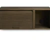Rangement Mural Hifive Slim Bois Naturel / Meuble Tv - L 75 X H 30 Cm - Northern