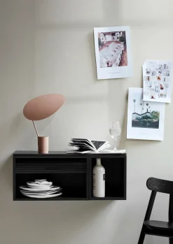 Rangement Mural Hifive Slim Bois Naturel / Meuble Tv - L 75 X H 30 Cm - Northern