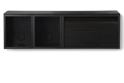 Rangement Mural Hifive Slim Bois Naturel / Meuble Tv - L 100 X H 30 Cm - Northern