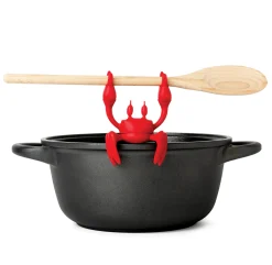Repose-Cuillere Red Le Crabe Plastique/ Echappe-Vapeur - Pa Design