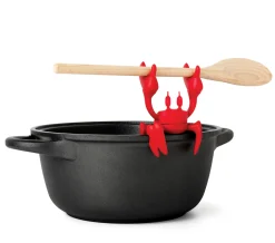 Repose-Cuillere Red Le Crabe Plastique/ Echappe-Vapeur - Pa Design
