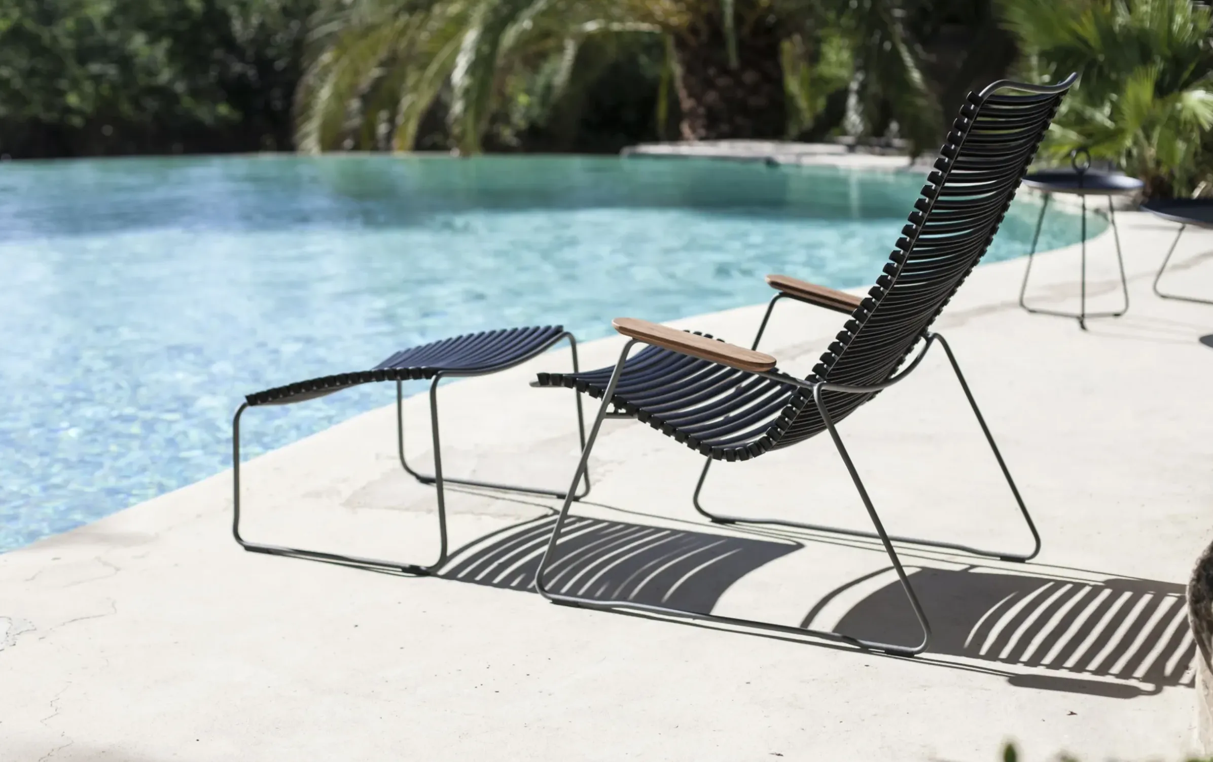 Repose-Pieds Click Metal Plastique- Houe