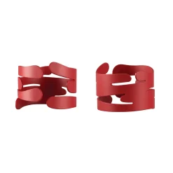 Rond De Serviette Barkring Metal/ Set De 2 - Acier - Alessi