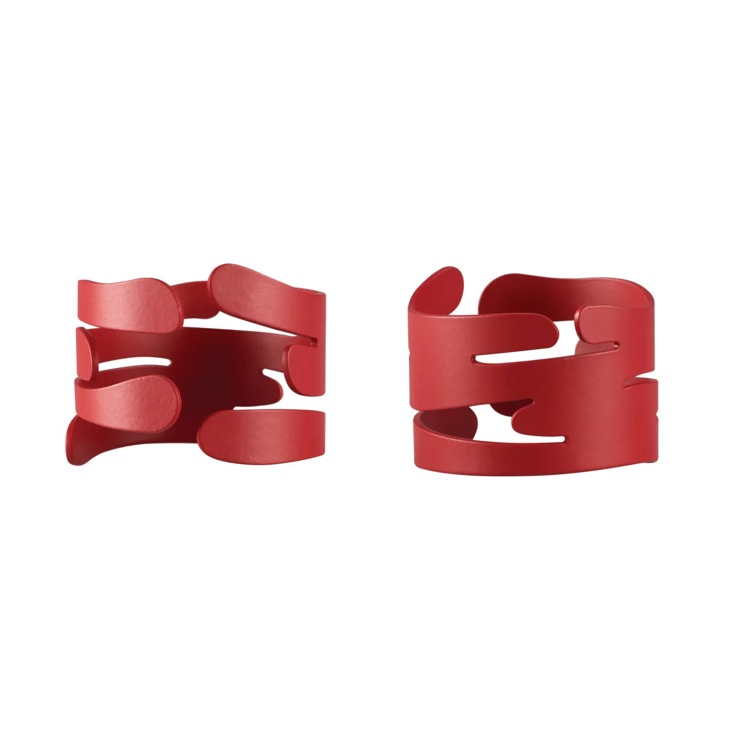 Rond De Serviette Barkring Metal/ Set De 2 - Acier - Alessi