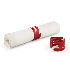 Rond De Serviette Barkring Metal/ Set De 2 - Acier - Alessi
