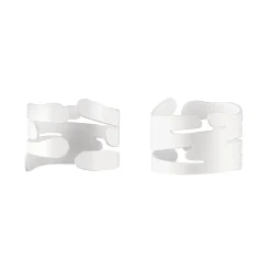 Rond De Serviette Barkring Metal/ Set De 2 - Acier - Alessi