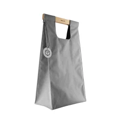 Sac De Tri De Dechets  Tissu Gris / 28 L -  Nylon & Bois - Eva Solo