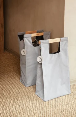 Sac De Tri De Dechets  Tissu Gris / 28 L -  Nylon & Bois - Eva Solo
