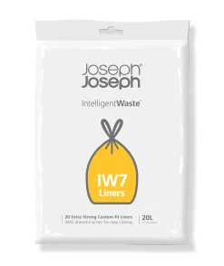 Sac Poubelle Iw7 Plastique / - Lot De 20 - Avec Liens - Joseph Joseph