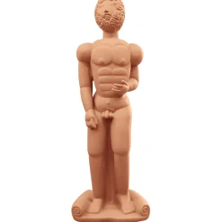 Sculpture Magna Graecia Ceramique Orange Marron / - H 140 Cm / Terre Cuite - Seletti