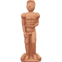 Sculpture Magna Graecia Ceramique Orange Marron / - H 140 Cm / Terre Cuite - Seletti