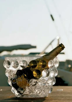 Seau A Champagne Bolle Plastique/ O 27 Cm - 2 Bouteilles - Italesse