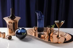 Seau A Champagne Plum Wine Cooler Metal/ - Tom Dixon
