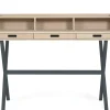 Secretaire Hyppolite Bois Gris - Harto