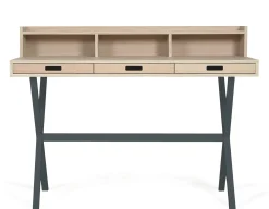 Secretaire Hyppolite Bois Gris - Harto
