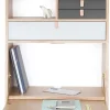Secretaire Mural Gaston Bois Gris / L 60 X H 72 Cm - Harto
