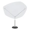 Separateur De Table Autoportant Abelio Plastique Gris / Sur Pied - Plexiglass / H 150 X L140 Cm - Fermob
