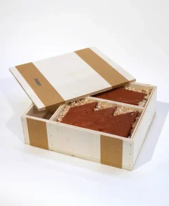 Serre-Livre Fabrique Ceramique Rouge Marron / Bougeoir - Brique Moulee Main Sculptee - Aequo Design