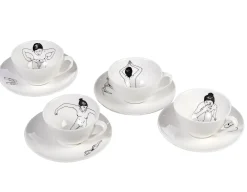 Service A The Naked Girls Ceramique12 Pieces - Pols Potten