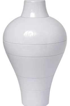 Service De Table Ming Plastique Blanc /6 Pieces Empilables - Ibride