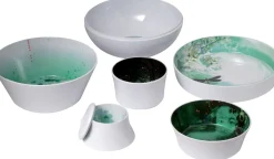Service De Table Ming Plastique Blanc /6 Pieces Empilables - Ibride