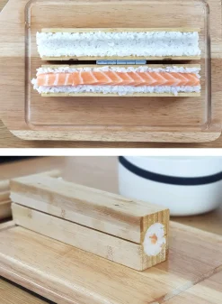 Set A Sushi Sooshi Bois Naturel / Pour Makis Sushis - Cookut