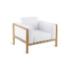 Set Coussins  Tissu Blanc / Pour Fauteuil Pevero - Unopiu