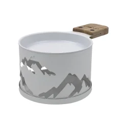 Set Lumi Metal Blanc / Pour Raclette A La Bougie - 2 Personnes - Cookut