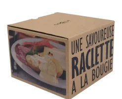 Set Lumi Metal/ Pour Raclette A La Bougie - 2 Personnes - Cookut